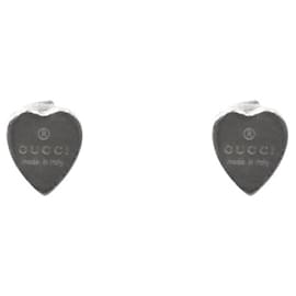 Orecchini a cuore in argento - Gucci