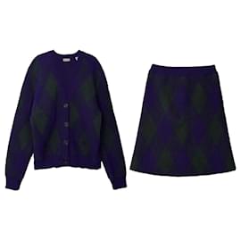 Argyle Wollcardigan-Rock-Set - Burberry