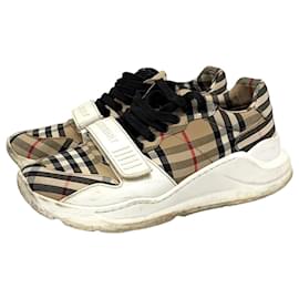 Check Velcro Sneaker - Burberry