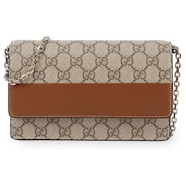 Kettenportemonnaie mit Emblem - Gucci