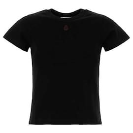 T-Shirt mit besticktem Totenkopf - Alexander Mcqueen