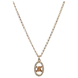 Collana Triomphe Round Cubic Gold - Céline