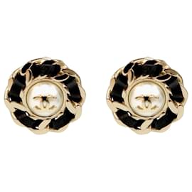 Orecchini rotondi CC Gold - Chanel