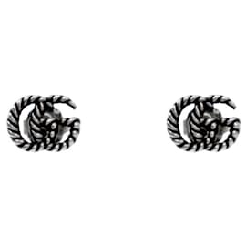 Silberohrringe mit Doppelkette - Gucci