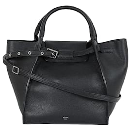 Picca borsa nera in vitello grana - Céline