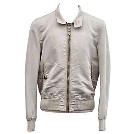 Tom Ford Giacca con zip in cotone e seta