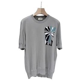 Camiseta de manga corta de punto floral Mini Puzzle - Hermès
