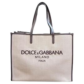 Logo Canvas Schultertasche - Dolce & Gabbana