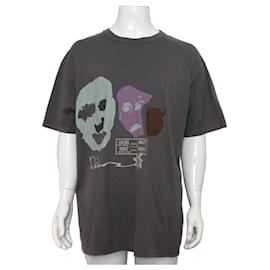 Dior Graues Baumwoll-T-Shirt für Herren