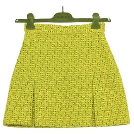 Gucci Falda de tweed fancy crepe para mujer