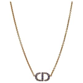 Collana Petit CD Blu e Oro - Dior