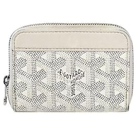 Goyard Weißes Mini-Portemonnaie