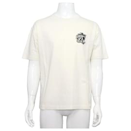 Louis Vuitton Baumwoll-T-Shirt mit Smoke-Print und kurzen Ärmeln für Herren