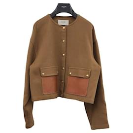 Double Face Kaschmir-Cardigan mit Druckknöpfen - Céline