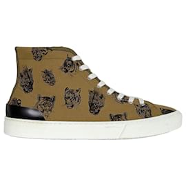 Hermès Sneakers alte Clap marroni, mai utilizzate