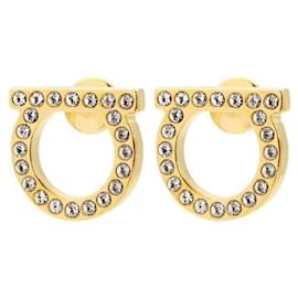 Orecchini Gancini Crystal da donna - Salvatore Ferragamo