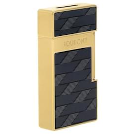 St Dupont Accendino Biggie Monogram Black Gold