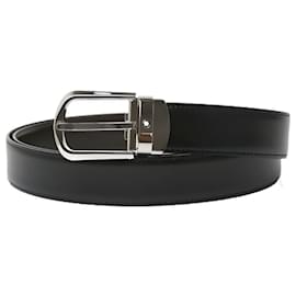 Montblanc Cintura in pelle reversibile Nero Marrone