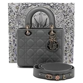 Lady Dior My ABC Small Tote Bag Grau
