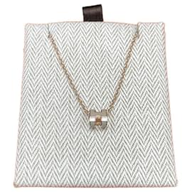 Mini Pop Halskette Maronglaze/Rose Gold - Hermès