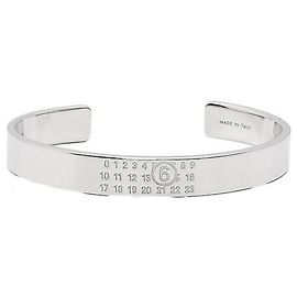 Maison Martin Margiela Bracciale Rigido con Numero Inciso