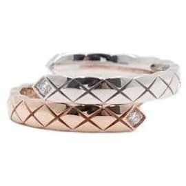 COCO CRUSH Small Ring gesteppt mit Diamanten - Chanel