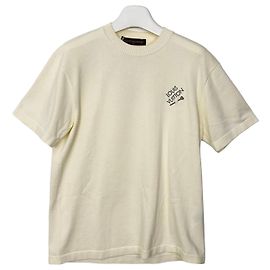 Louis Vuitton T-Shirt mit kurzen Ärmeln Größe Cream