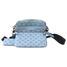 Louis Vuitton Bolso Bandolera Trio Monogram Sky Blue