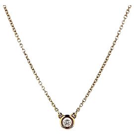 Tiffany & Co Pendente Elsa Peretti Diamond by the Yard in oro giallo