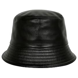 Cappello Bucket in pelle Nappa XL Black - Prada