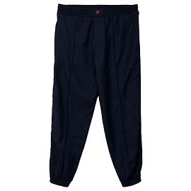Kiton Casual Pants with Drawstring Side Stripe Navy