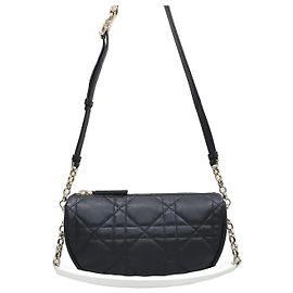 Dior Borsa hobo piccola in pelle di agnello black cannage