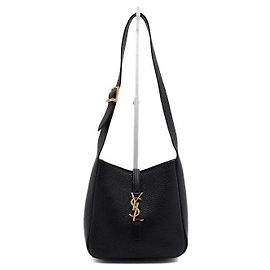 Saint Laurent Borsa a tracolla LE Mini Baby Shoulder Bag in pelle nera