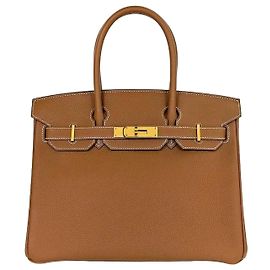 Hermès Birkin Togo Gold Hardware Stamp
