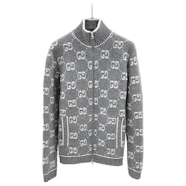 Cárdigan con cremallera en jacquard Boucle Stitch - Gucci