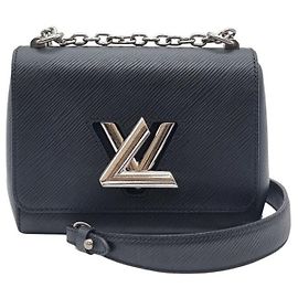Louis Vuitton Bolsa de Ombro Twist em Epi Preto