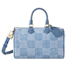 Speedy Bandoulière Denim Blue - Louis Vuitton
