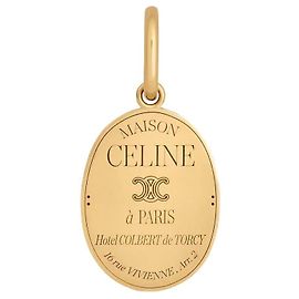 Céline Medaglione finitura oro ottone