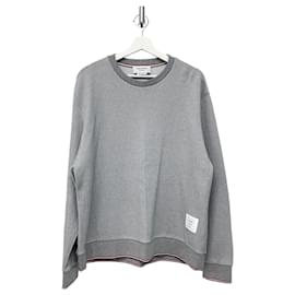Sweatshirt mit Fischgrätenmuster - Thom Browne
