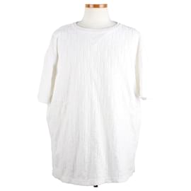 Oblique Terry Cotton Short Sleeve White XL - Dior