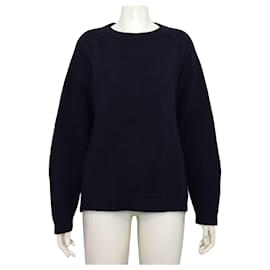 Maglia in lana blu navy da donna - Salvatore Ferragamo