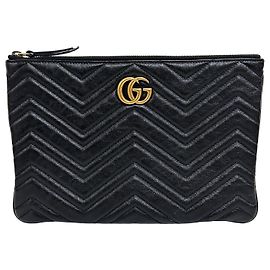 Gucci Borsa a Pochette Matelassé Nera