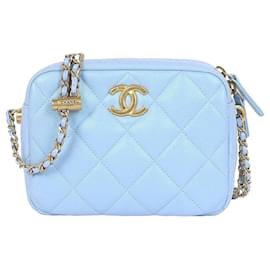 Chanel Borsa Camera Mini Sky Blue