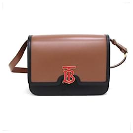 Burberry Borsa a tracolla TB Medium in pelle