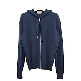 Kaschmir-Jacke mit Kapuze und Reißverschluss - Hermès