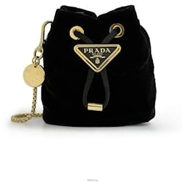 Prada Borsa a tracolla in velluto inutilizzata