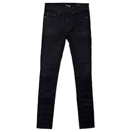 Saint Laurent Vaqueros Skinny Negros