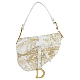 Borsa Saddle Medium in Twill de Jouy - Dior