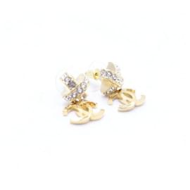 Orecchini in cristallo da donna con logo CC - Chanel