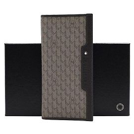 Montblanc Meisterstück Satorial Canvas Leather Men's Long Wallet